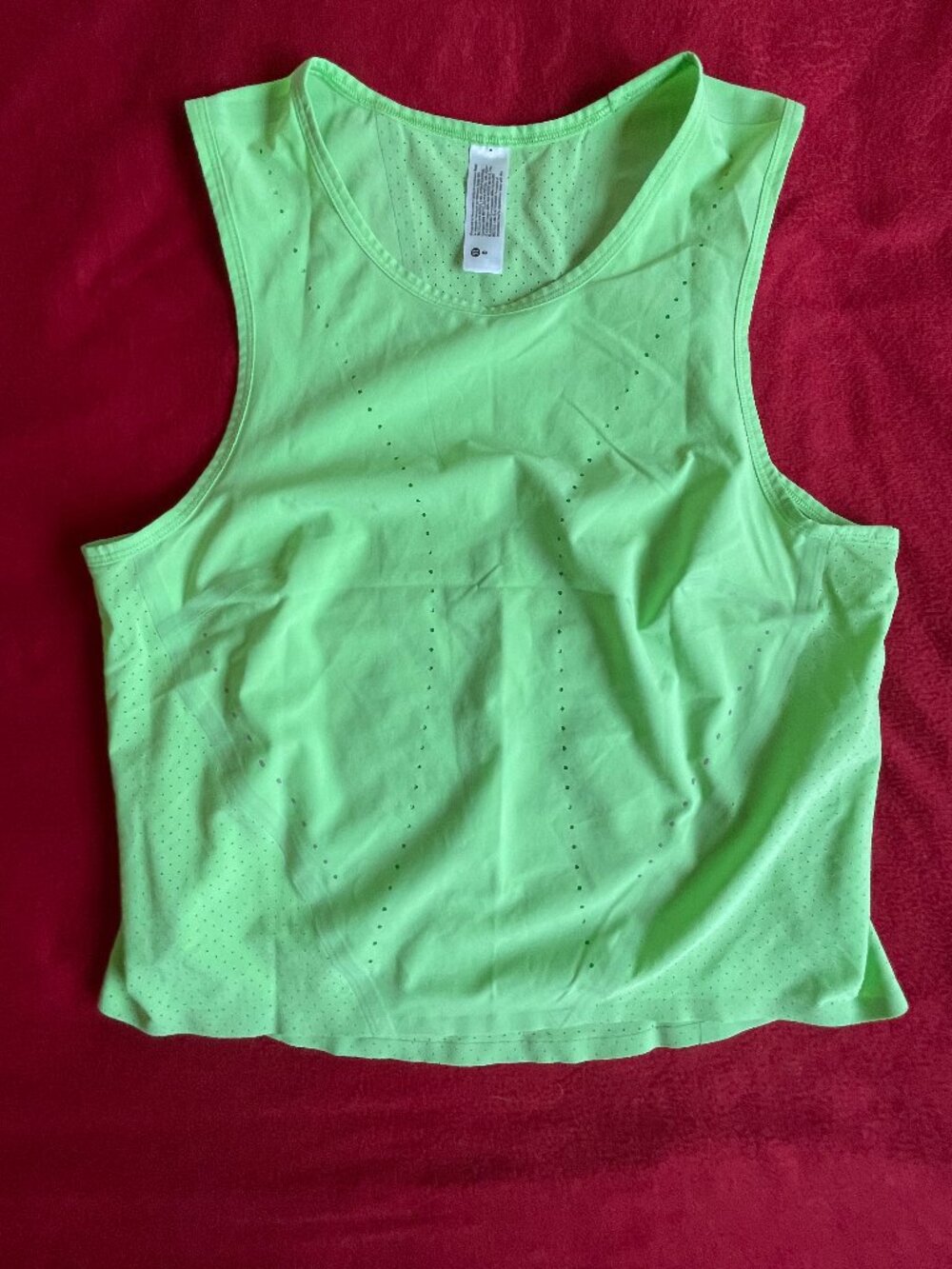 Lululemon Tank Top Yellow-Green Size 6